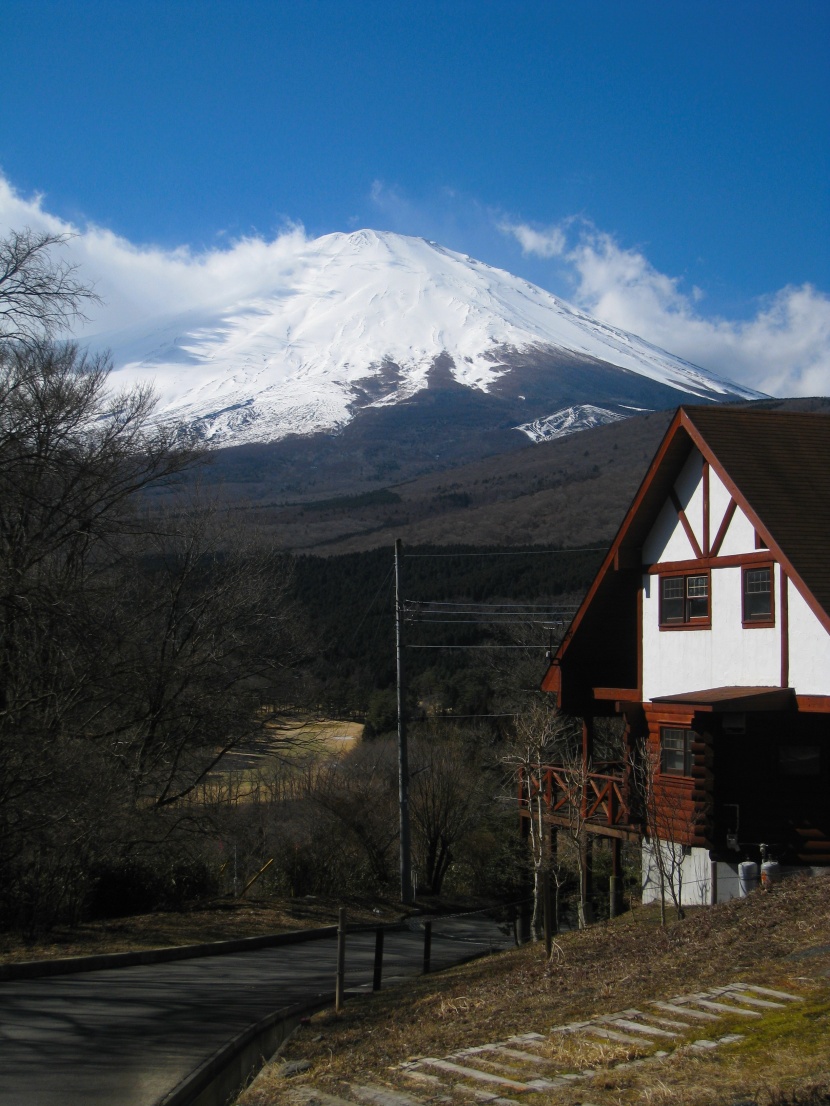 日本富士山自然風景圖片