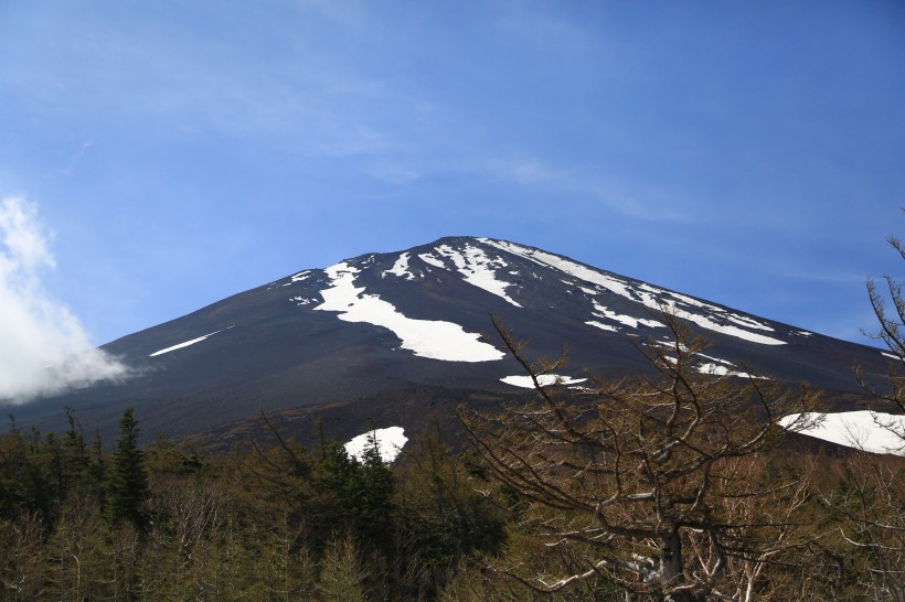 日本富士山自然風景圖片