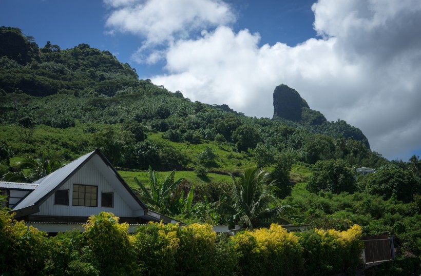 太平洋島上波利尼西亞風景圖片