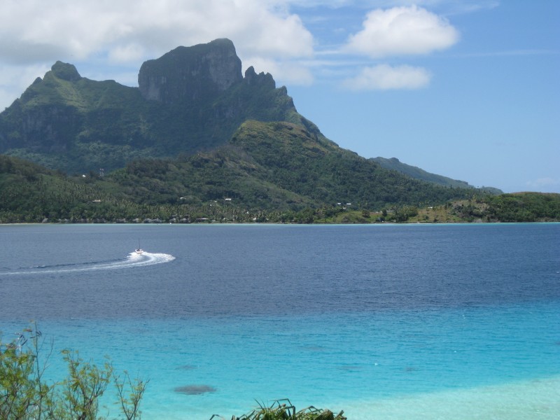 太平洋島上波利尼西亞風景圖片