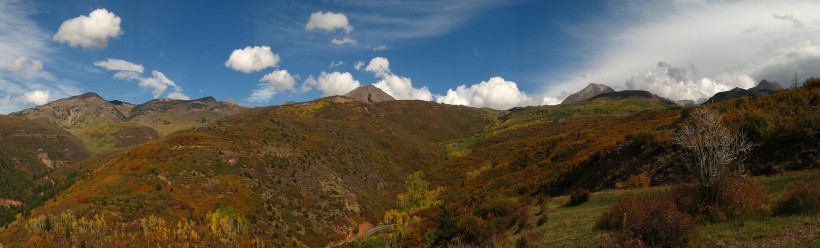 加拿大落基山脈自然風景圖片