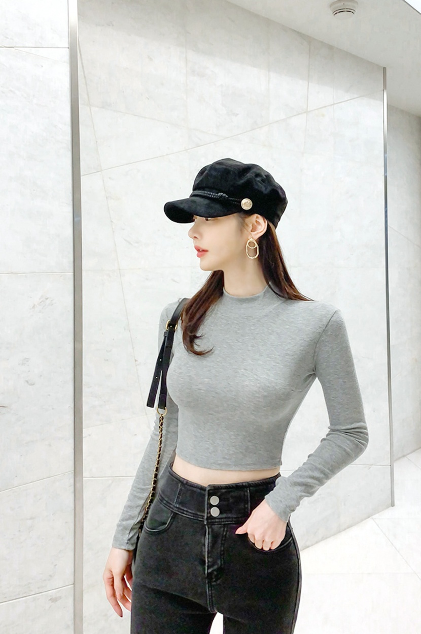 韓國美女網紅模特孫允珠誘惑長袖衫圖片