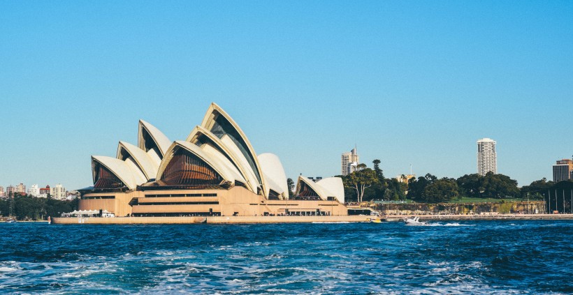 澳大利亞悉尼歌劇院建築風景圖片