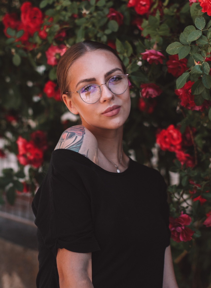 紋身美女圖片