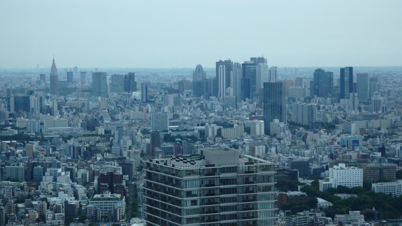 日本東京銀座建築風景圖片