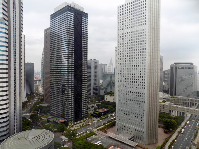 日本東京銀座建築風景圖片