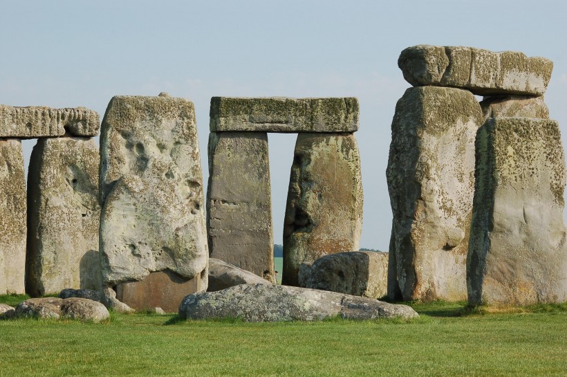 讓人驚歎的英國巨石陣自然風景圖片
