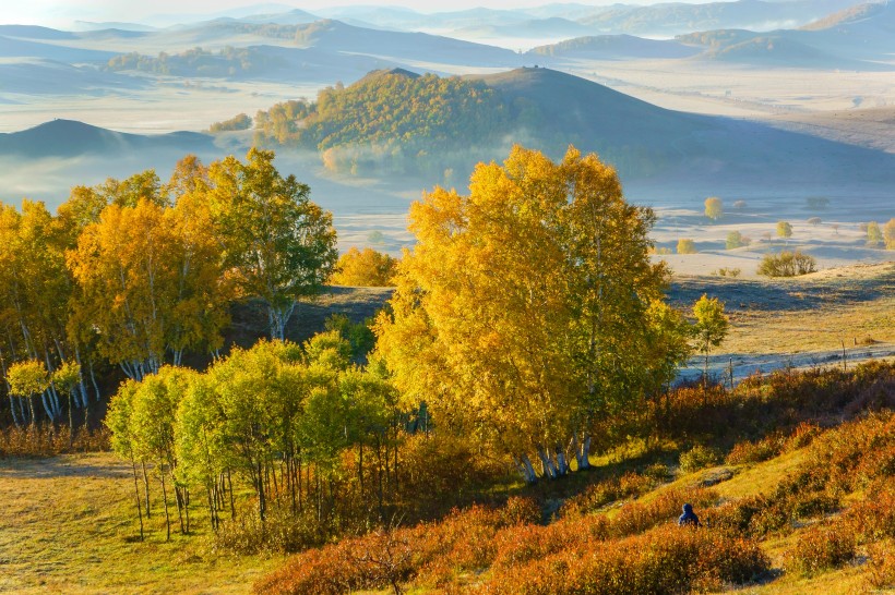 内蒙古烏蘭布統敖包吐自然風景圖片