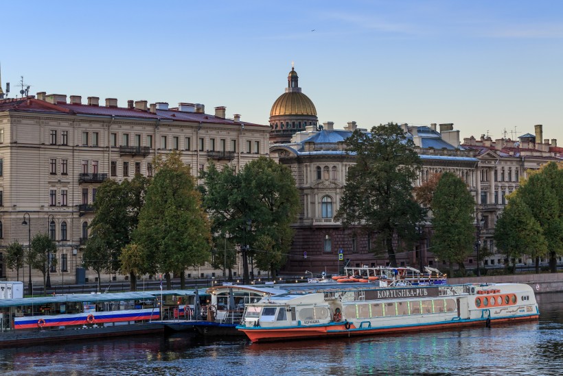 俄羅斯聖彼得堡城市風景圖片
