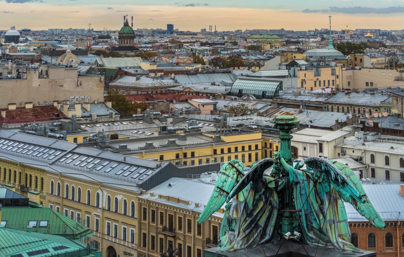 俄羅斯聖彼得堡建築風景圖片
