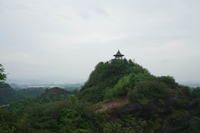 江西贛州通天岩人文風景圖片