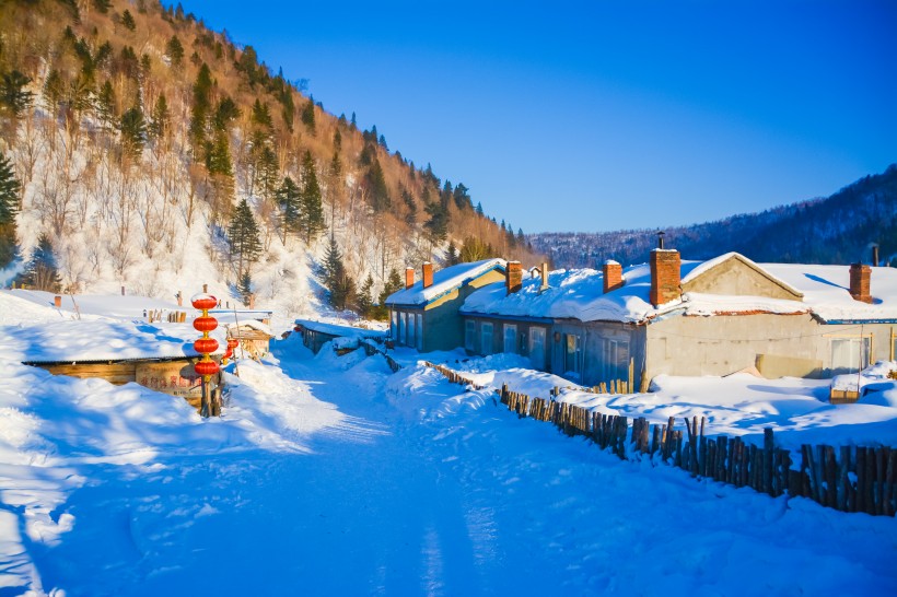 黑龍江雪鄉自然風景圖片