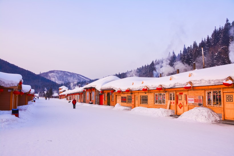 黑龍江雪鄉自然風景圖片
