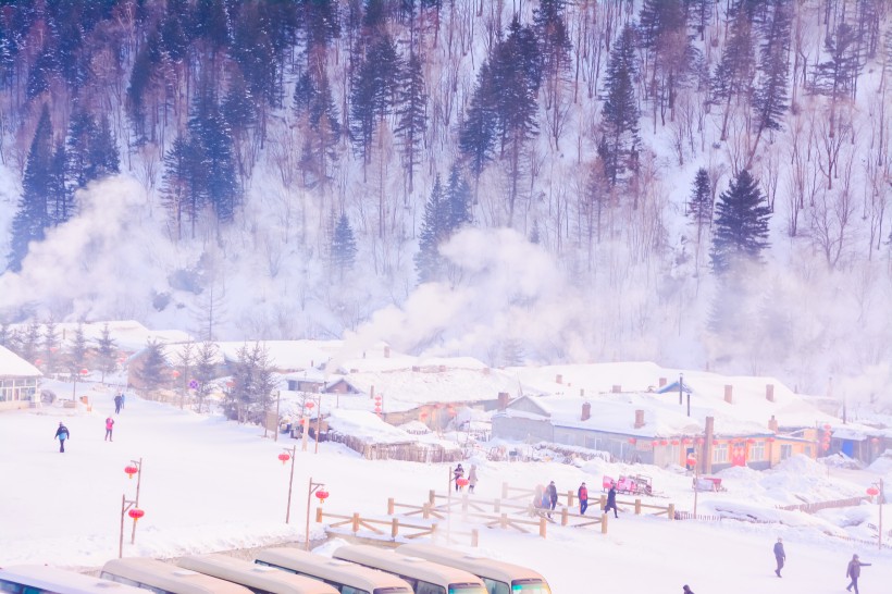 黑龍江雪鄉自然風景圖片