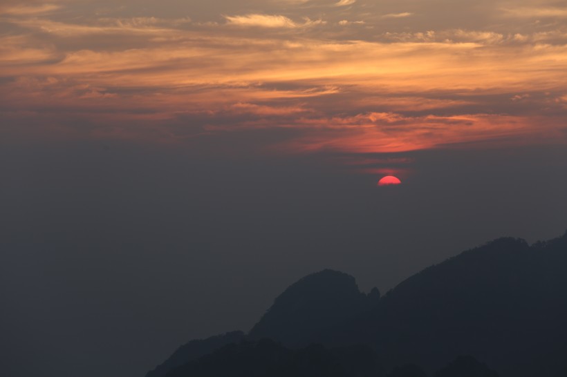 唯美安徽黃山自然風景圖片