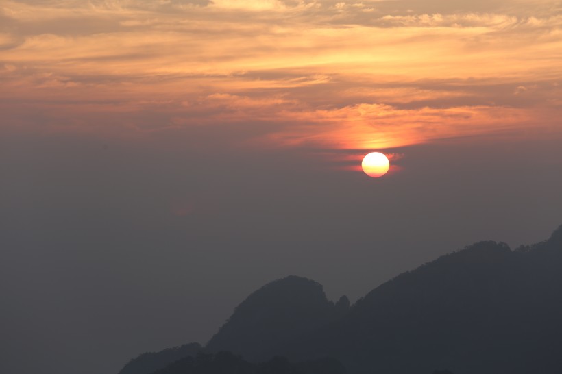 唯美安徽黃山自然風景圖片