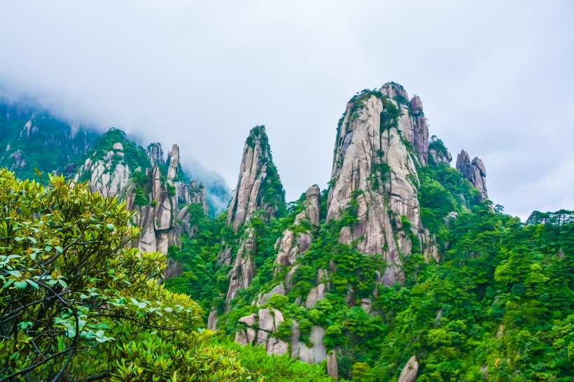 江西上饒三清山自然風景圖片