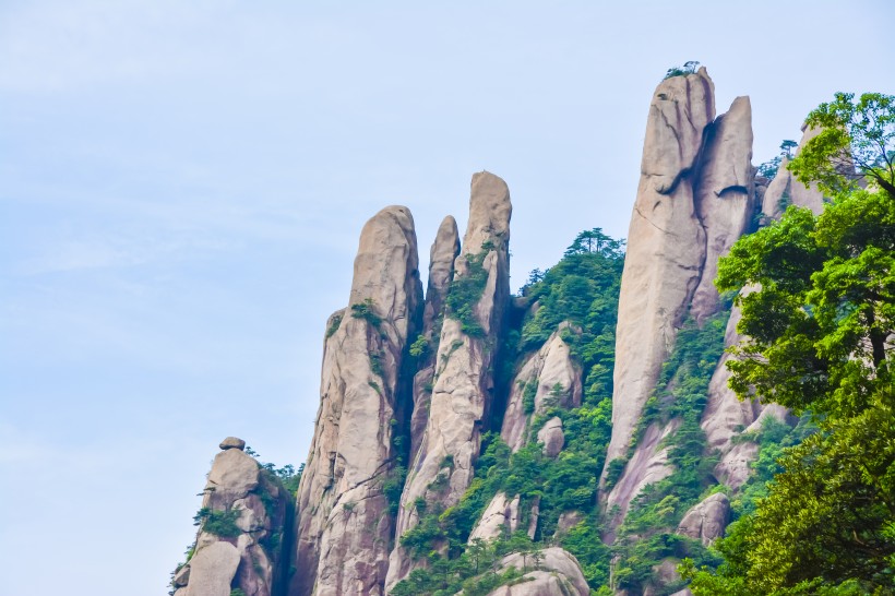 江西上饒三清山自然風景圖片