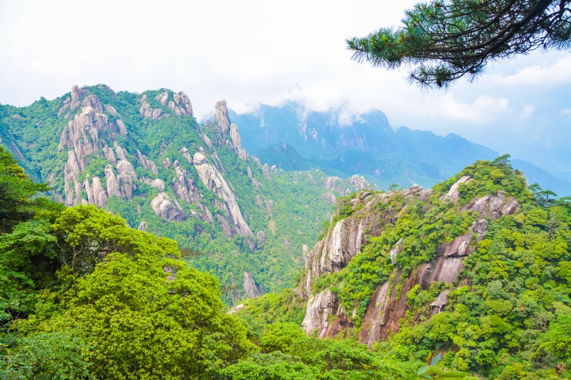 江西上饒三清山自然風景圖片