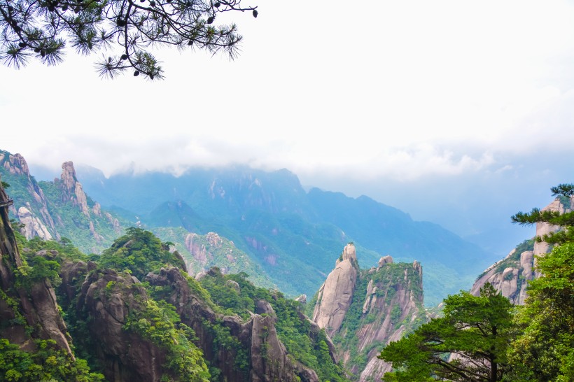 江西上饒三清山自然風景圖片