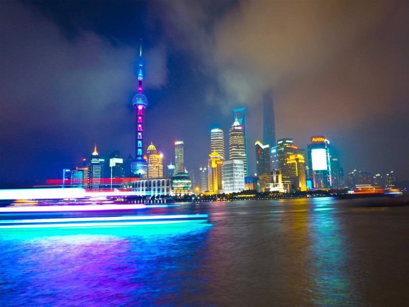 上海外灘城市風景圖片