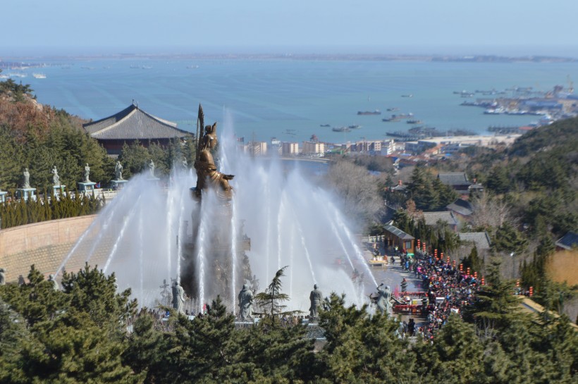 山東威海石島赤山城市風景圖片