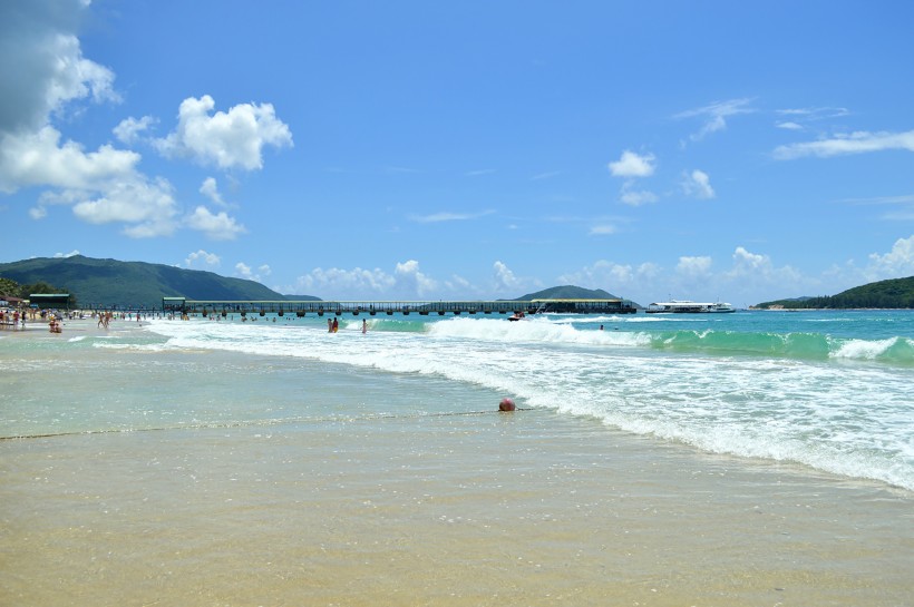 海南三亞亞龍灣海濱風景圖片