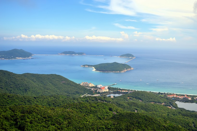 海南三亞亞龍灣海濱風景圖片