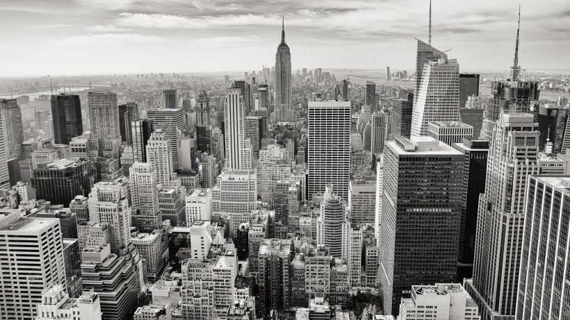 美國紐約曼哈頓城市建築風景圖片