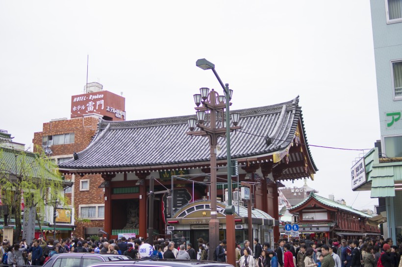 日本淺草寺的圖片