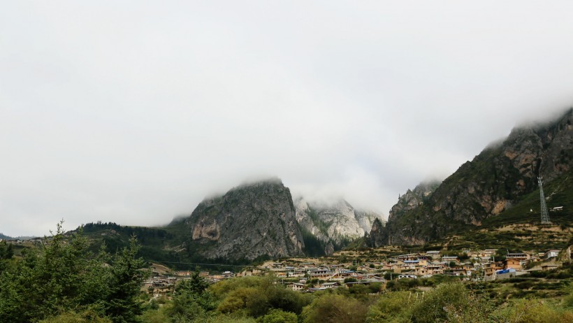 甘肅郎木寺風景圖片