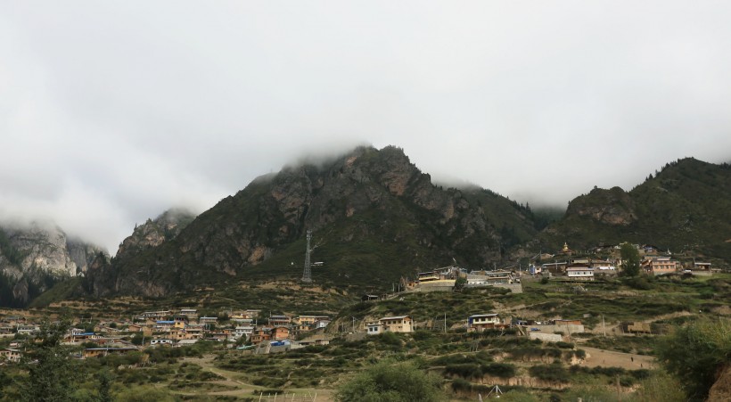 甘肅郎木寺風景圖片