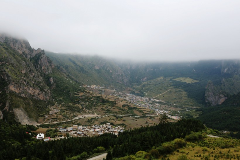 甘肅郎木寺風景圖片