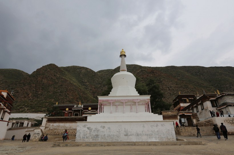 甘肅郎木寺風景圖片