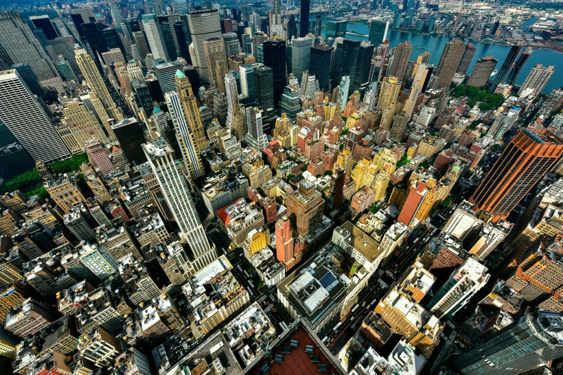 美國紐約曼哈頓風景圖片