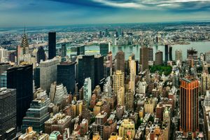 美國紐約曼哈頓風景圖片
