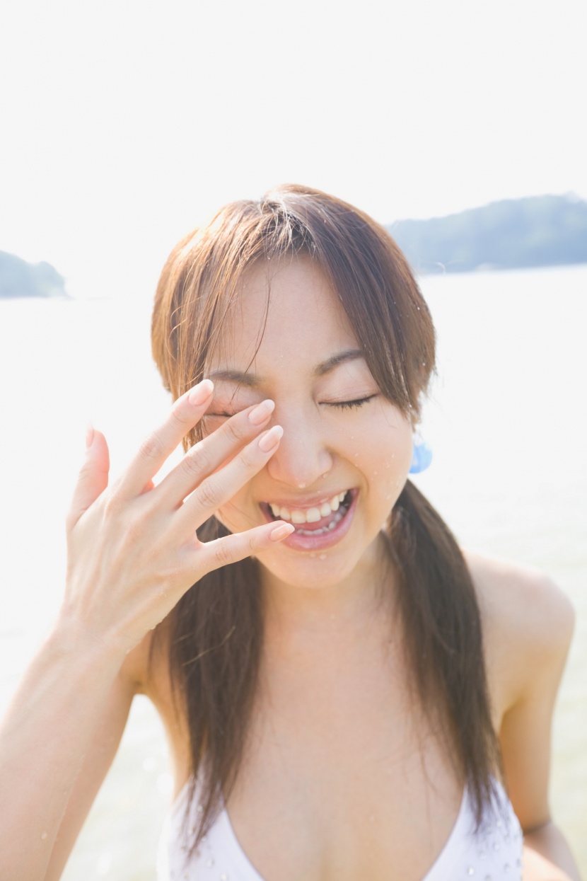 海灘女孩圖片