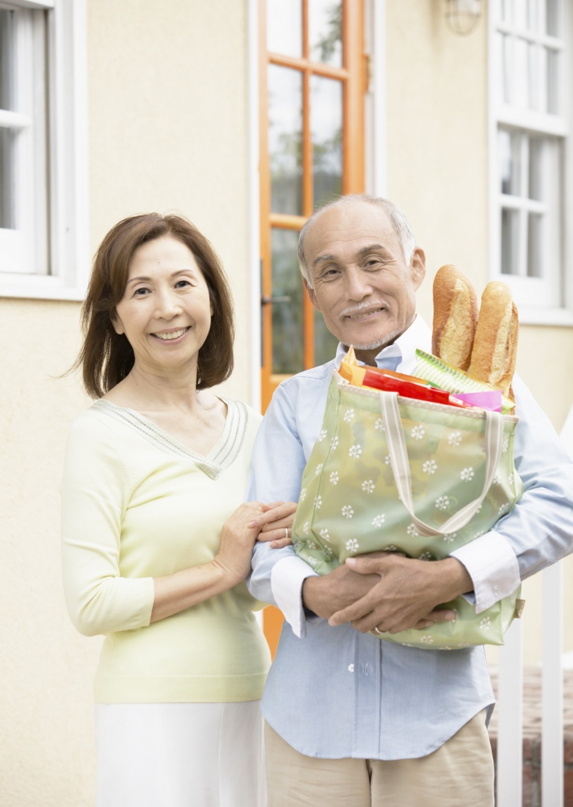 幸福老年夫妻圖片