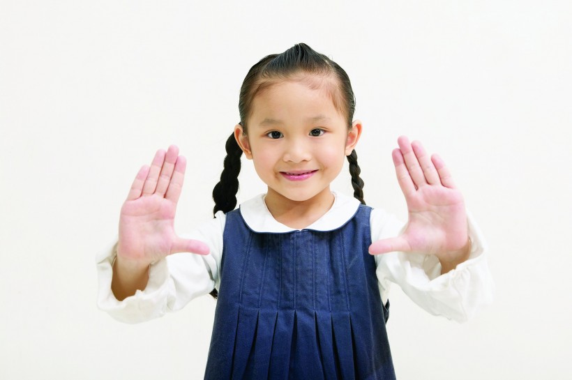 漂亮女孩特寫圖片