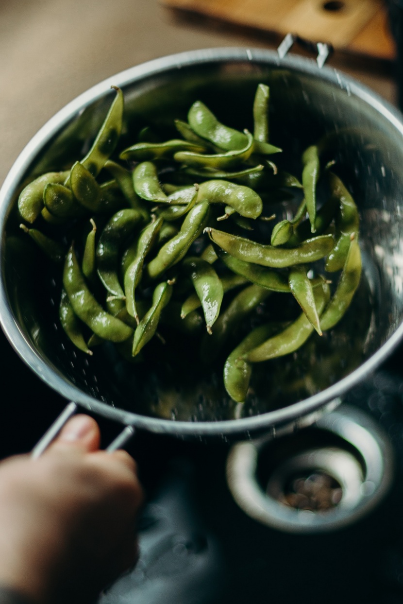 清炒毛豆圖片