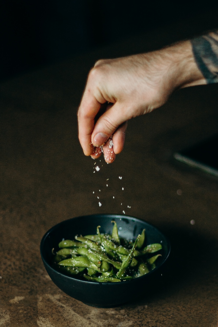 清炒毛豆圖片