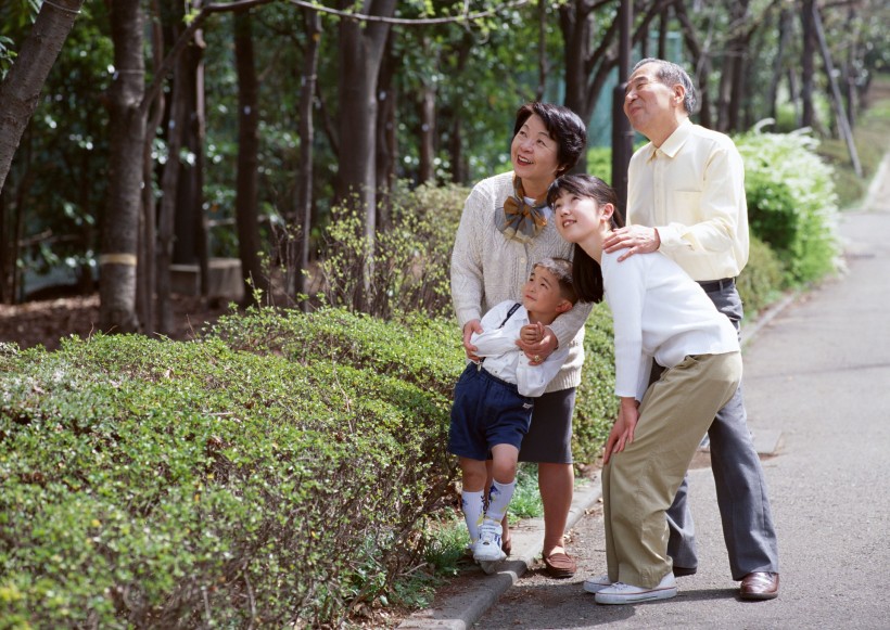 幸福老人外孫圖片