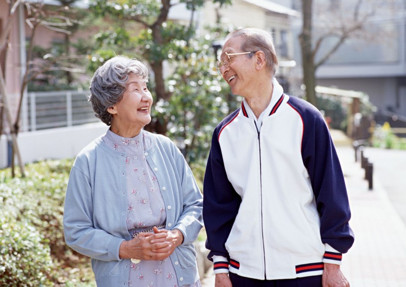 幸福老夫妻圖片