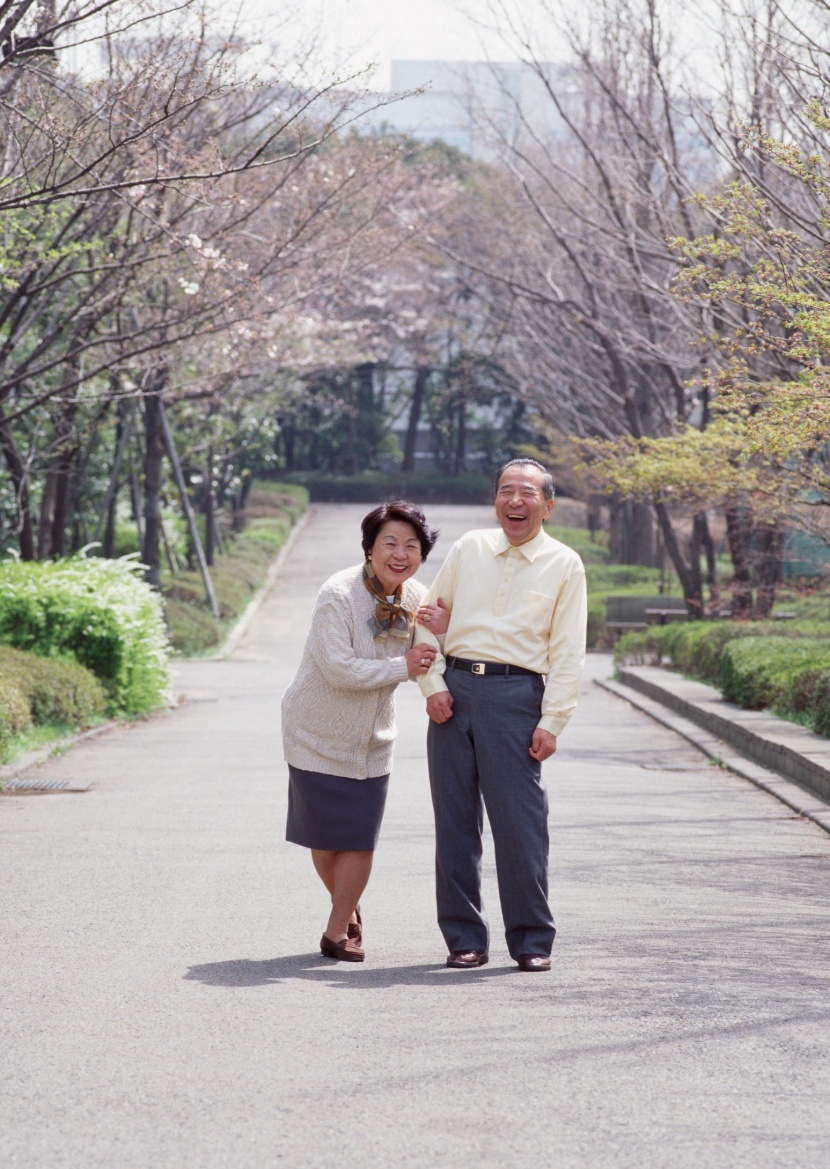 幸福老夫妻圖片