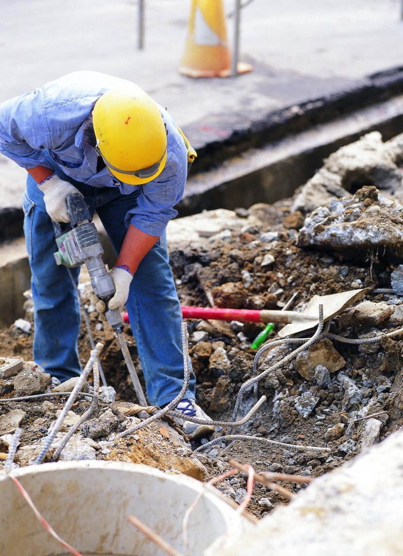 建築工地工人圖片