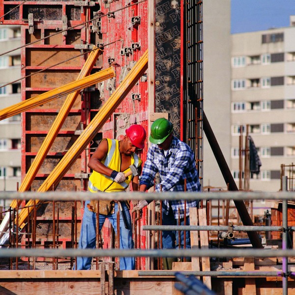 建築工地工人圖片