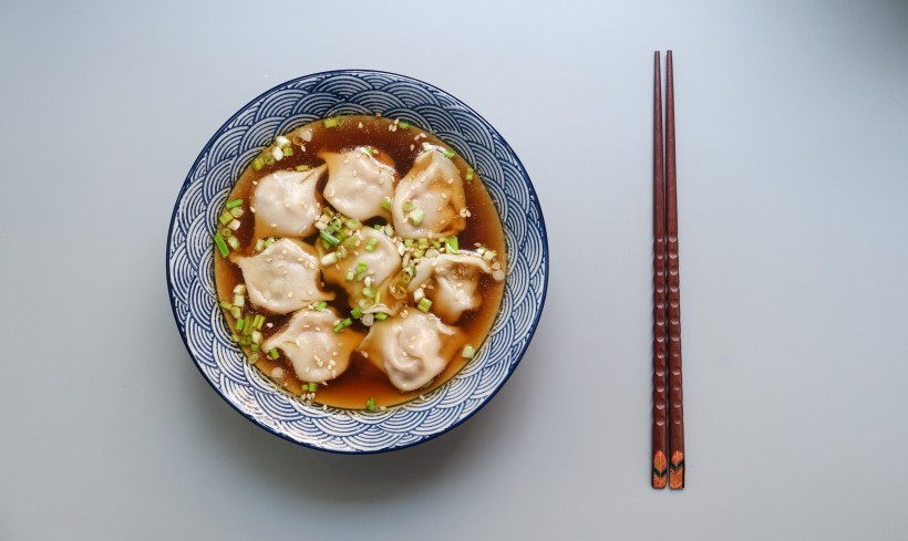 香噴噴的餃子圖片