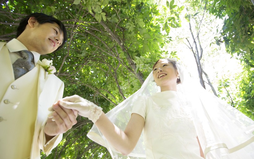 公園婚禮圖片