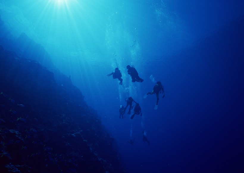 海底潛水圖片