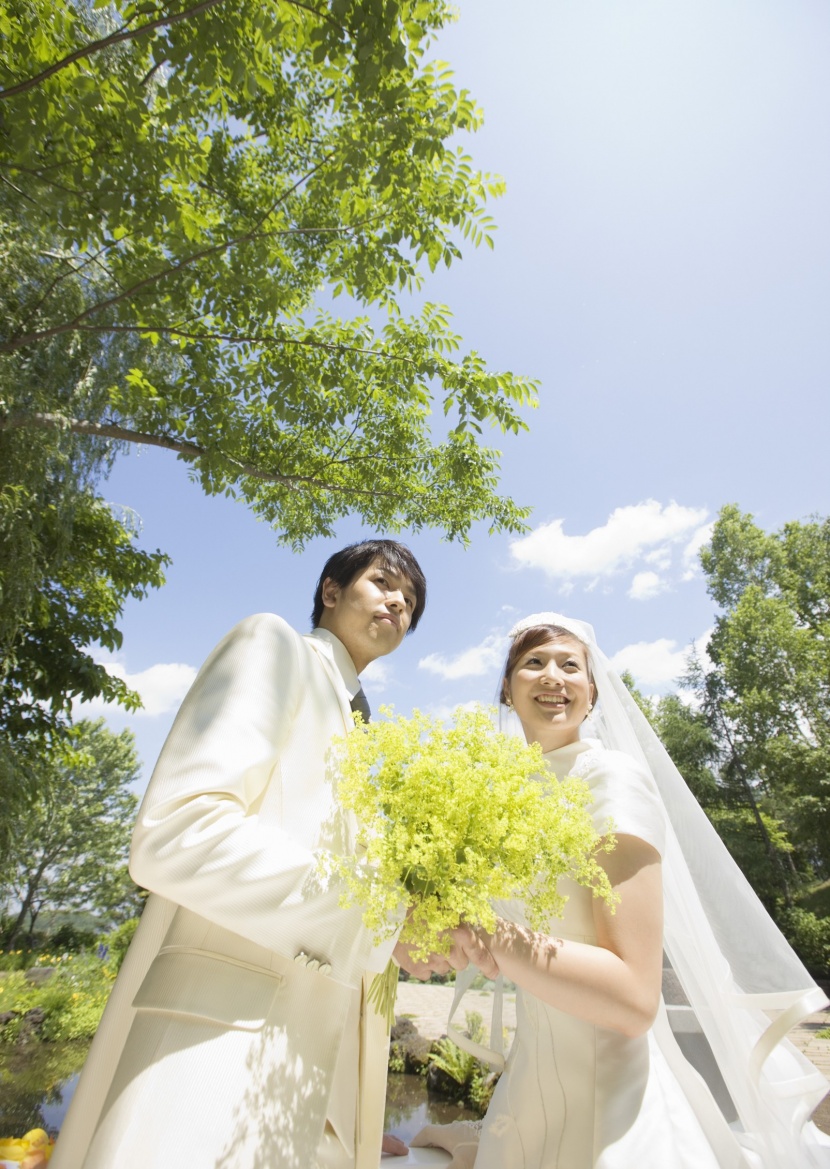 大自然婚禮圖片